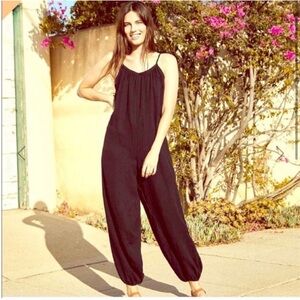 Christy Dawn Black Cotton Bobbi Jumpsuit XS S